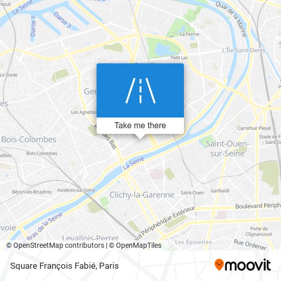 Square François Fabié map