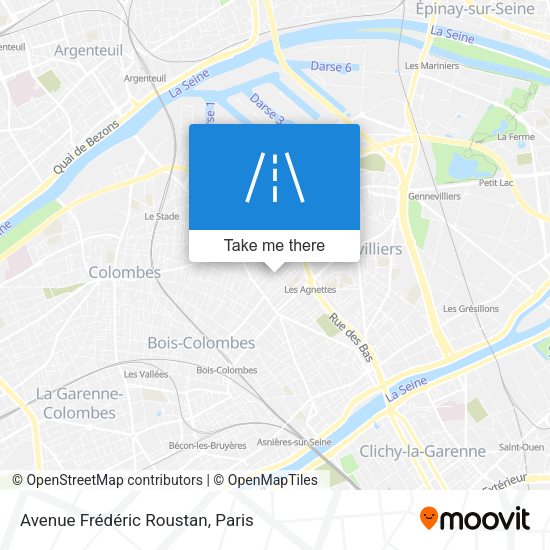 Avenue Frédéric Roustan map