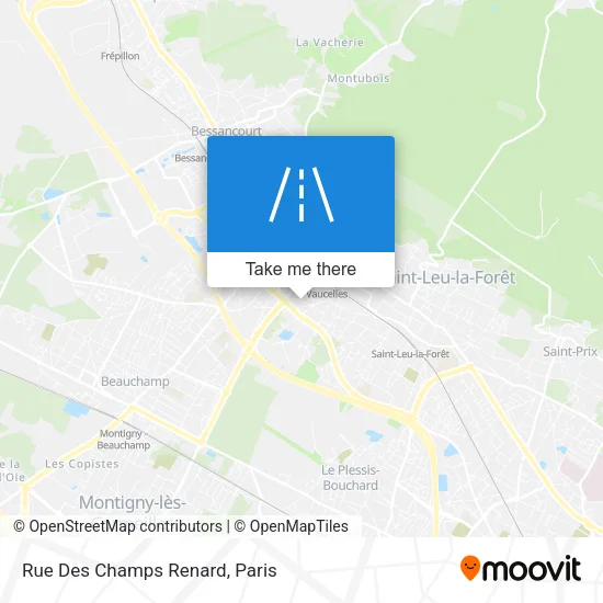 Rue Des Champs Renard map