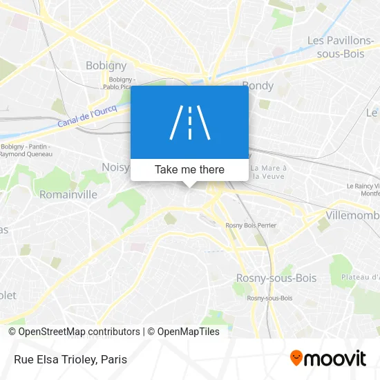 Rue Elsa Trioley map