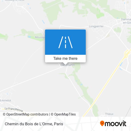 Chemin du Bois de L'Orme map
