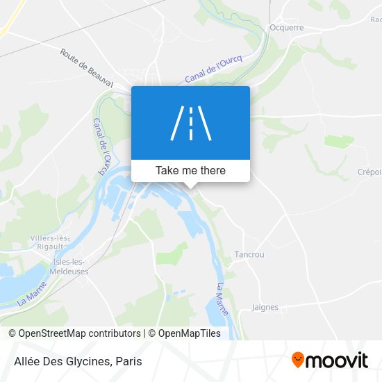 Allée Des Glycines map