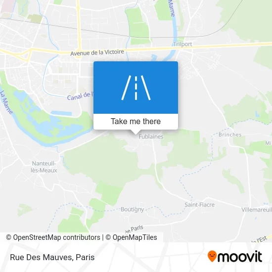 Rue Des Mauves map