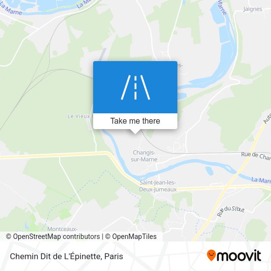 Chemin Dit de L'Épinette map