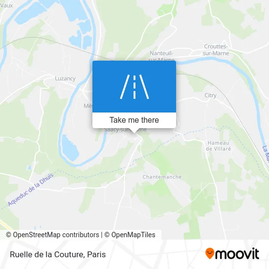 Mapa Ruelle de la Couture