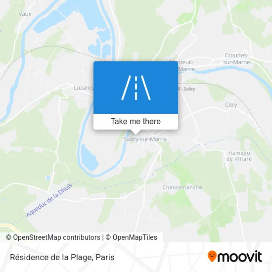 Résidence de la Plage map