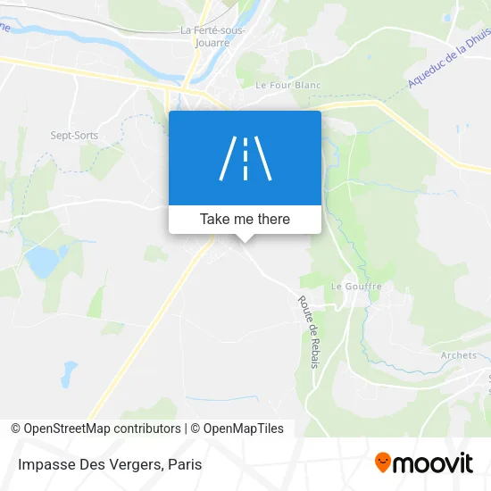 Impasse Des Vergers map