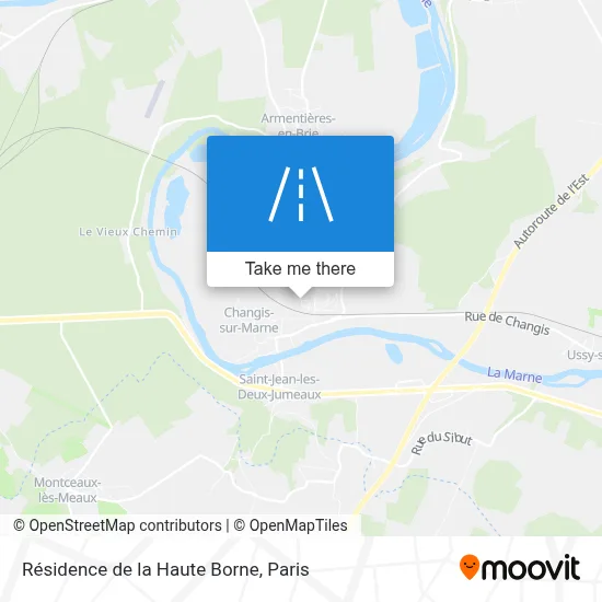 Résidence de la Haute Borne map