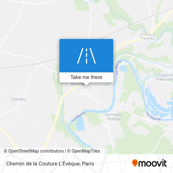Chemin de la Couture L'Évèque map