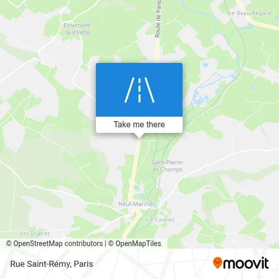 Rue Saint-Rémy map