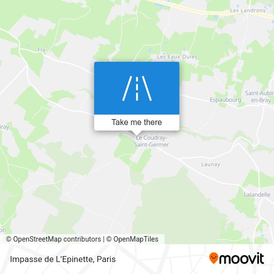 Impasse de L’Epinette map