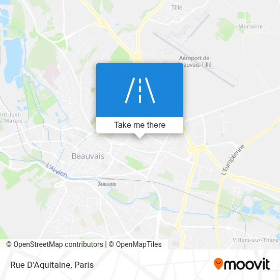 Rue D’Aquitaine map