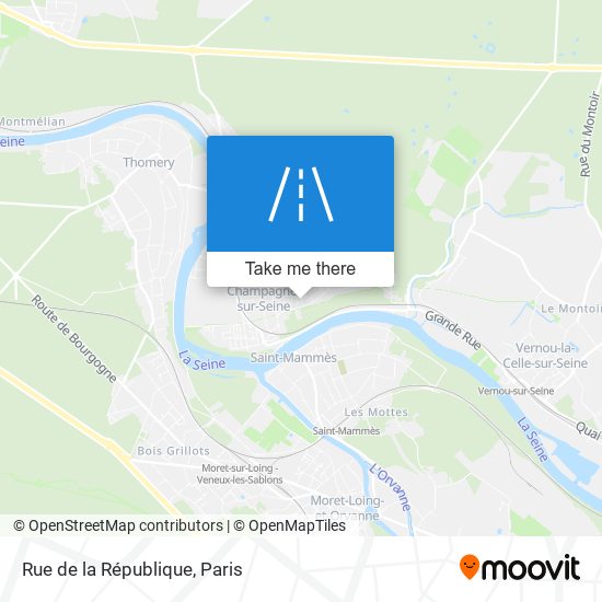 Mapa Rue de la République