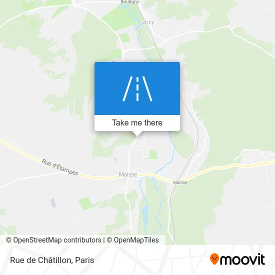 Mapa Rue de Châtillon