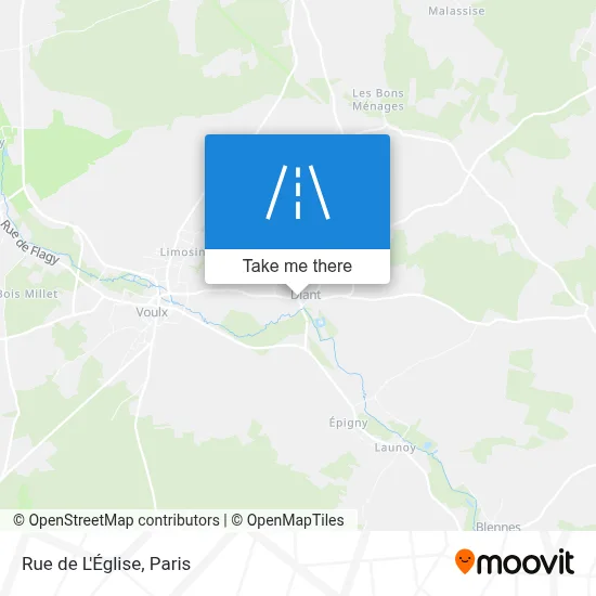 Rue de L'Église map