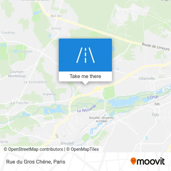 Rue du Gros Chêne map