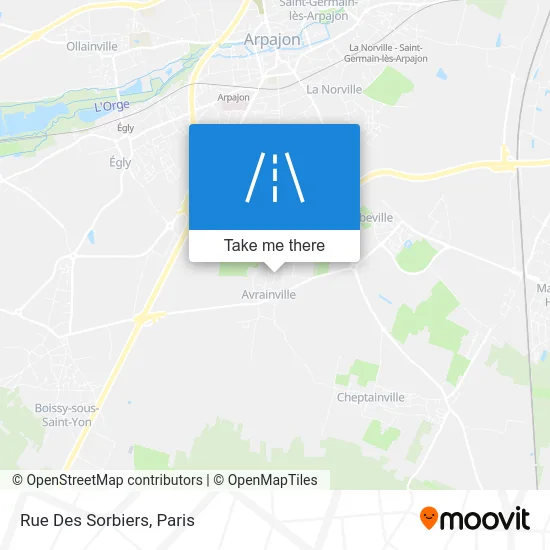 Rue Des Sorbiers map