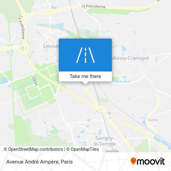Avenue André Ampère map