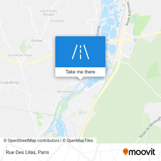 Rue Des Lilas map