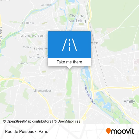 Rue de Puiseaux map