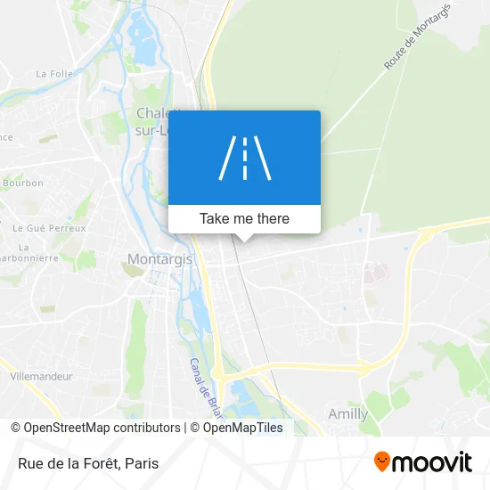 Rue de la Forêt map