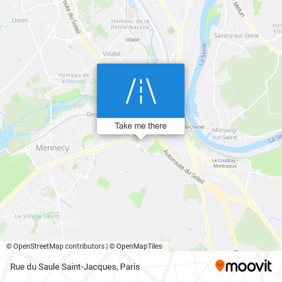 Rue du Saule Saint-Jacques map