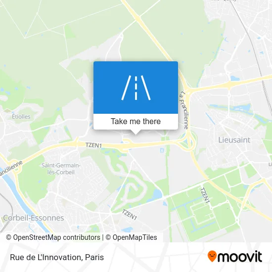 Rue de L'Innovation map