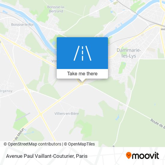 Avenue Paul Vaillant-Couturier map