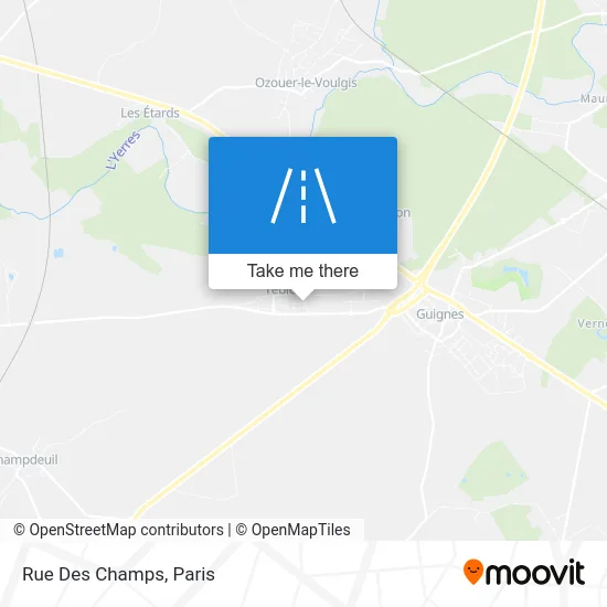 Mapa Rue Des Champs