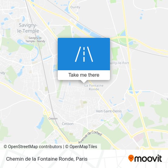 Chemin de la Fontaine Ronde map
