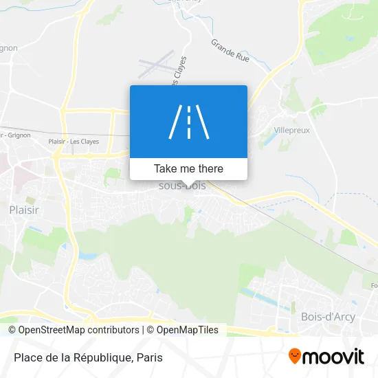 Place de la République map