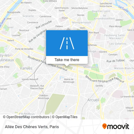 Allée Des Chênes Verts map