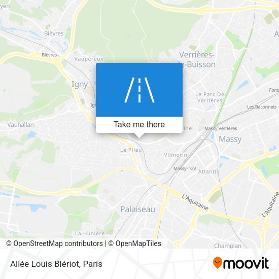 Allée Louis Blériot map