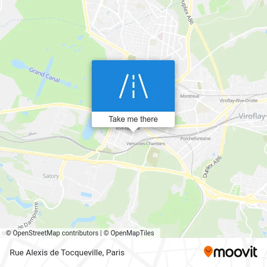 Rue Alexis de Tocqueville map