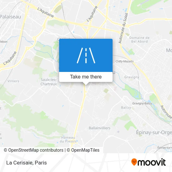 La Cerisaie map