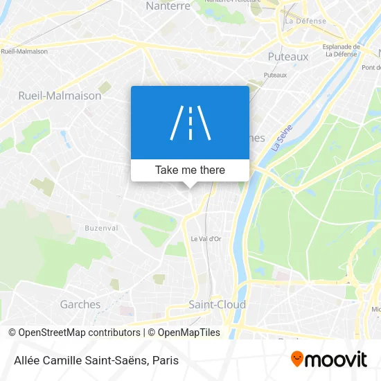 Allée Camille Saint-Saëns map
