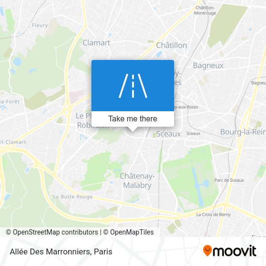 Allée Des Marronniers map