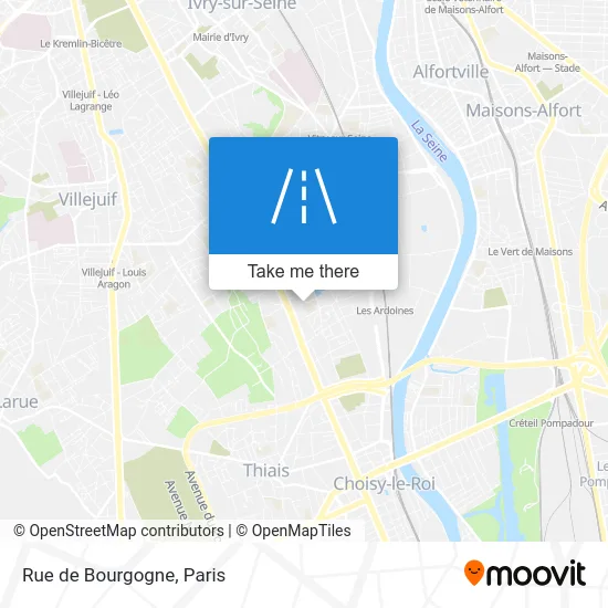 Rue de Bourgogne map