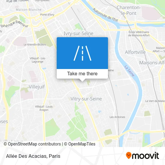 Allée Des Acacias map