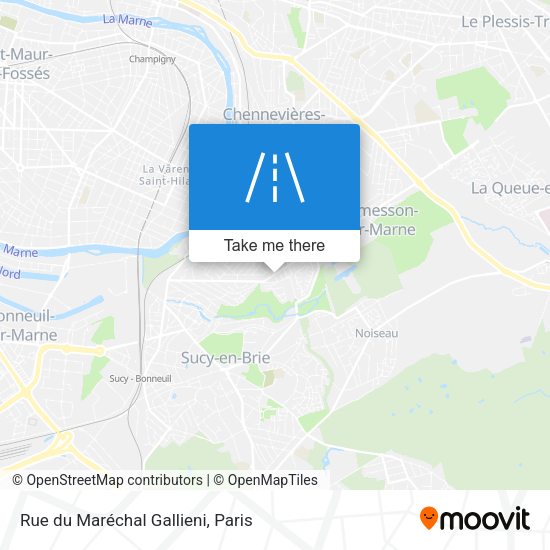 Rue du Maréchal Gallieni map