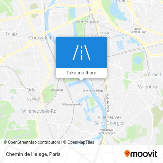 Chemin de Halage map