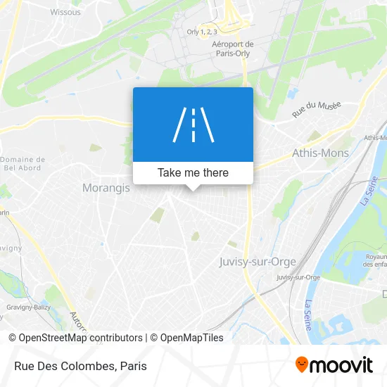 Rue Des Colombes map