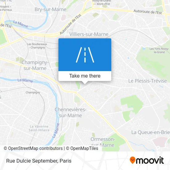 Rue Dulcie September map