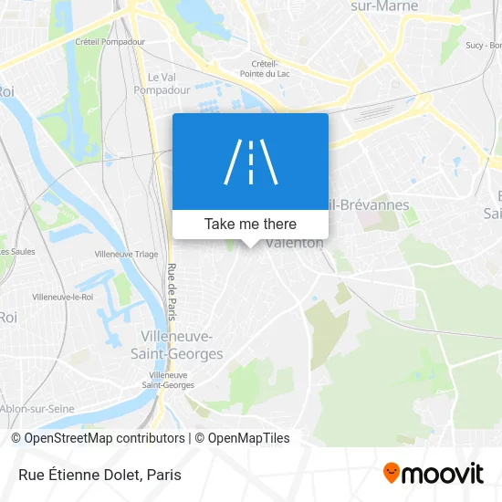 Rue Étienne Dolet map