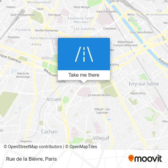 Rue de la Bièvre map