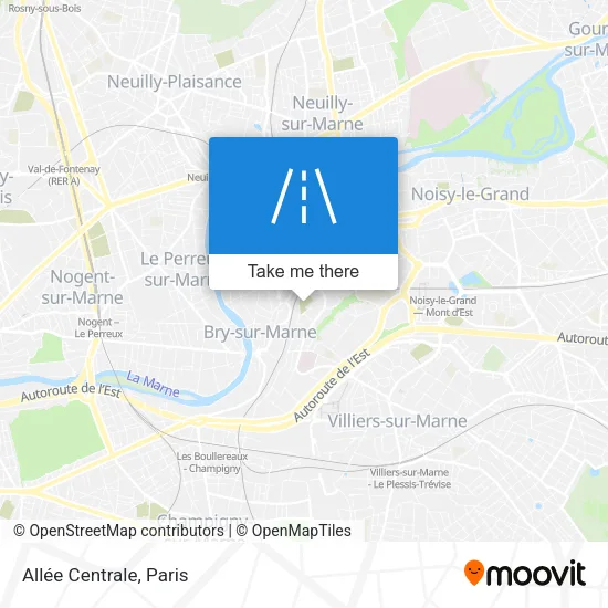 Allée Centrale map