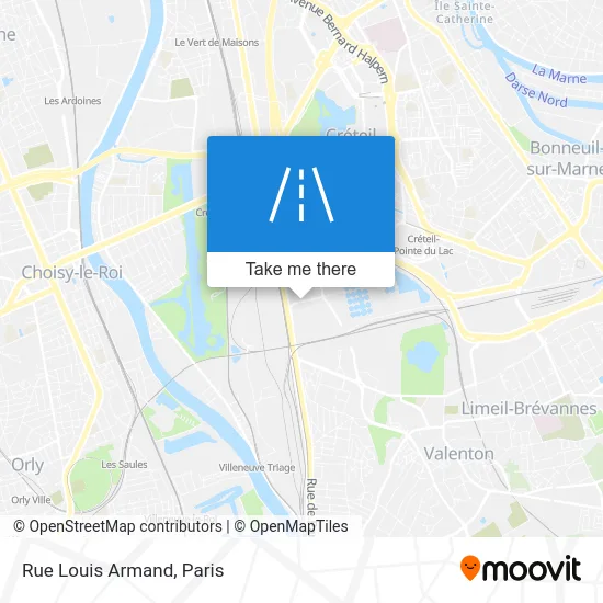 Rue Louis Armand map