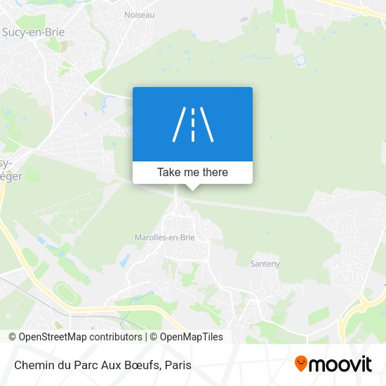 Chemin du Parc Aux Bœufs map