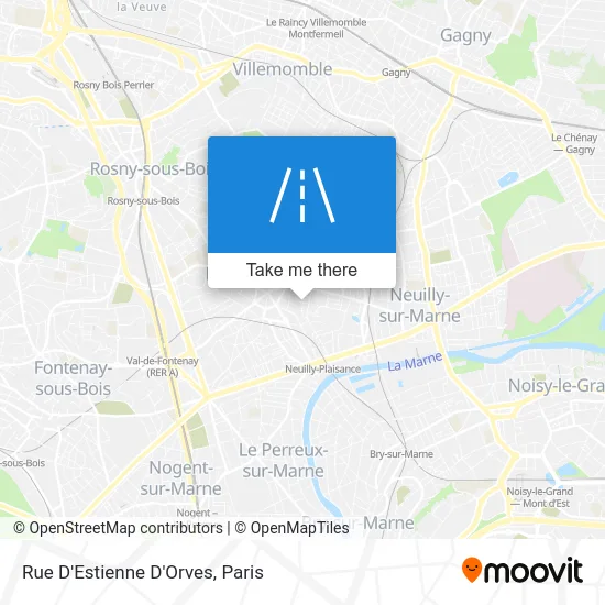 Rue D'Estienne D'Orves map