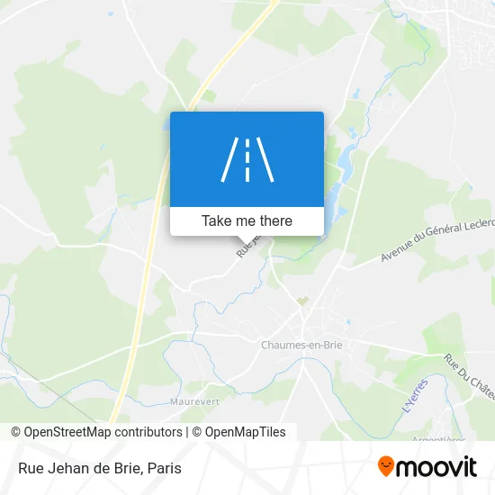 Rue Jehan de Brie map